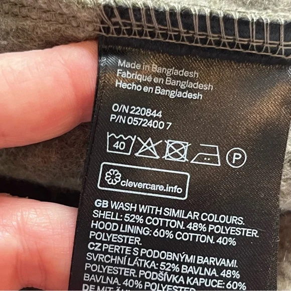 H&M Olive Hoodie • Screen Worn on Cruel Intentions• Soft Lounge Pullover• Size S - Picture 9 of 12